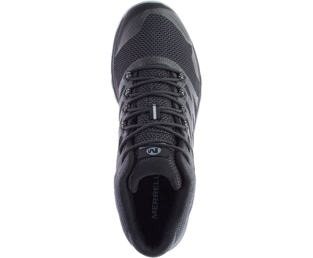 Merrell Work Shoes Black - Nova 2 Mid Waterproof Wide Width - Mens 78PSVGDNT
